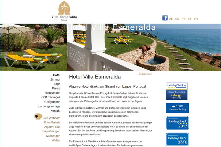 Hotel Villa Esmeralda - Strand-Hotel Algarve