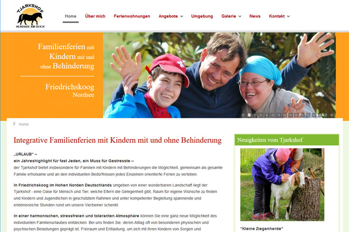 Tjarkshof - Integrative Familienferien mit Kindern